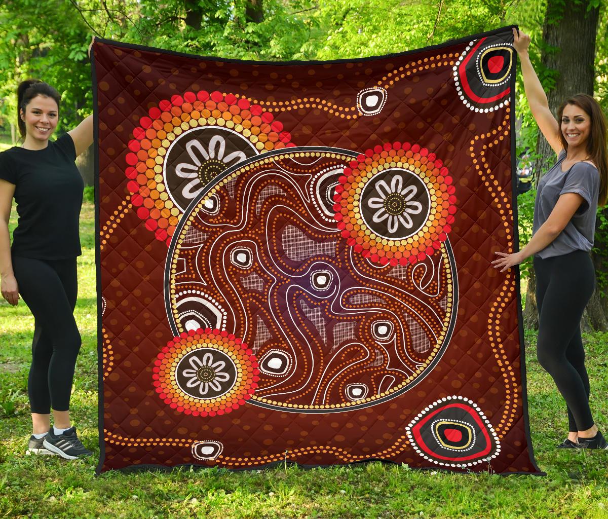 premium-quilts-aboriginal-dot-painting-quilts-ver12
