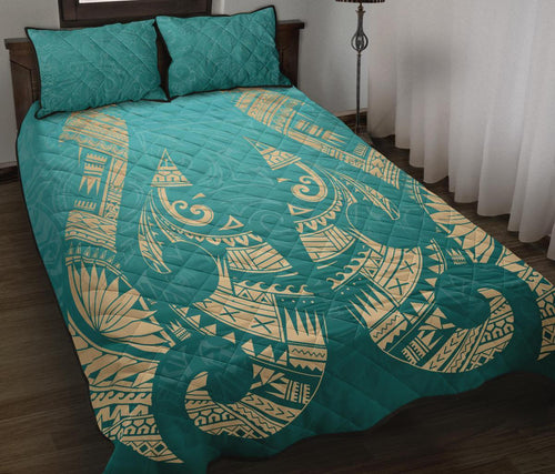 new-zealand-maori-hei-matau-tattoo-quilt-bed-set
