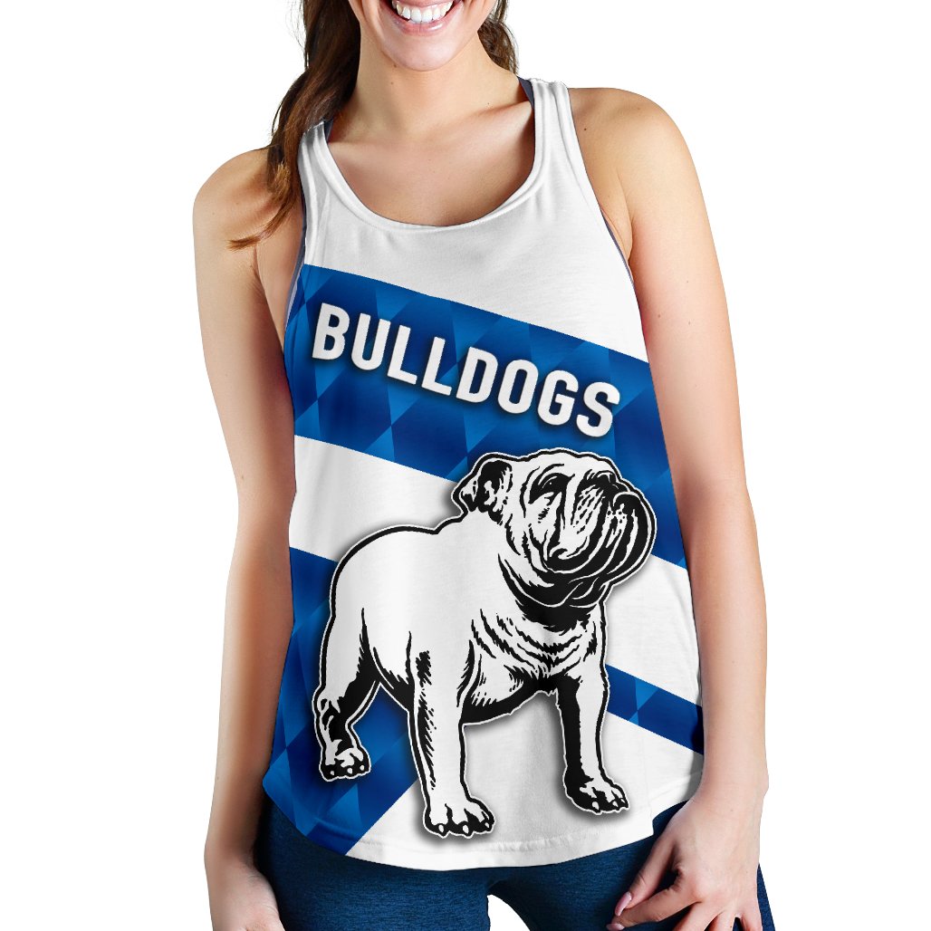 Bulldogs Women Racerback Tank Sporty Style - Vibe Hoodie