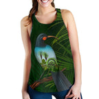 Huia Bird New Zealand Women'S Racerback Tank - Vibe Hoodie