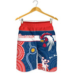 combo-polo-shirt-and-men-short-roosters-red-aboriginal-rugby