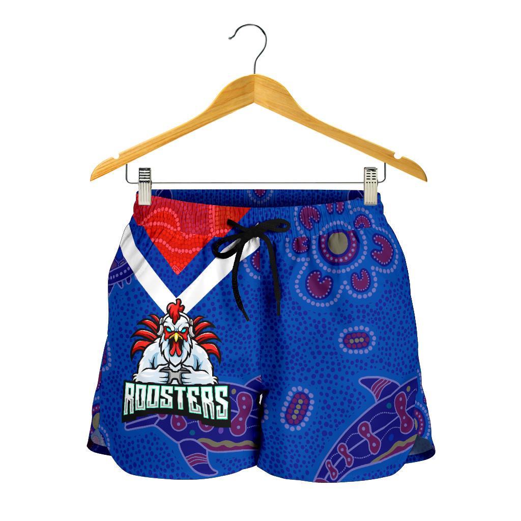 Sydney Roosters Indigenous Women Shorts Prairie Style No.1 - Vibe Hoodie