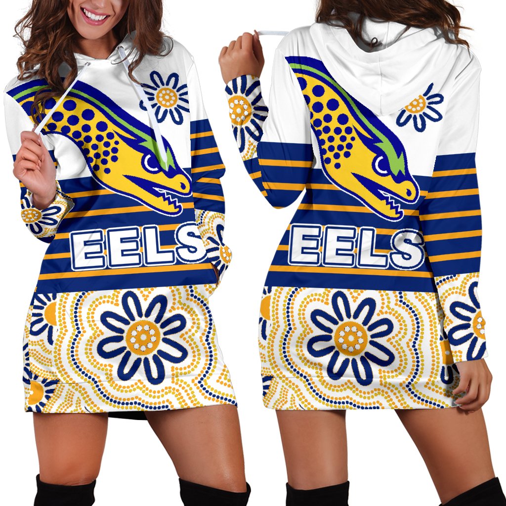 eels-rugby-women-hoodie-dress-indigenous-parramatta-newest-white