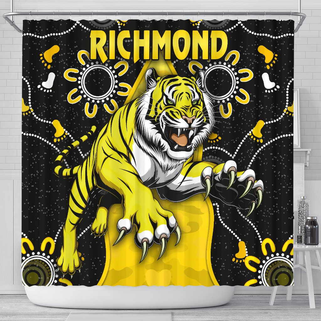 richmond-football-shower-curtain-tigers-anzac-day-unique-indigenous