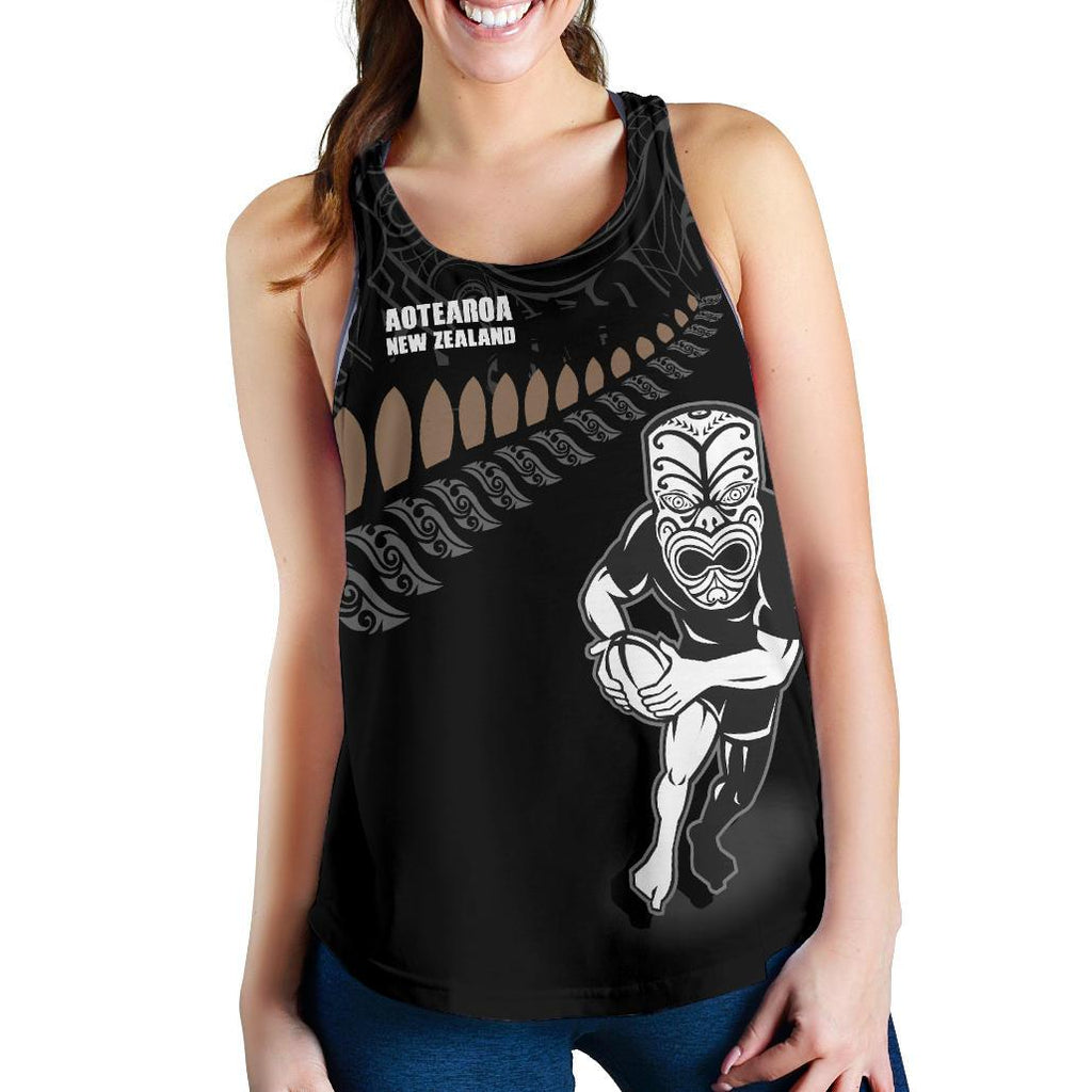 New Zealand Tank Top Rugby Warrior Women - Vibe Hoodie