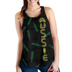 Racerback Tank - Australian Coat Of Arms Top Tank Aussie Golden Wattle - Women - Vibe Hoodie