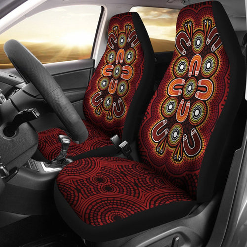 aboriginal-car-seat-covers-aboriginal-dot-painting-flowers-style