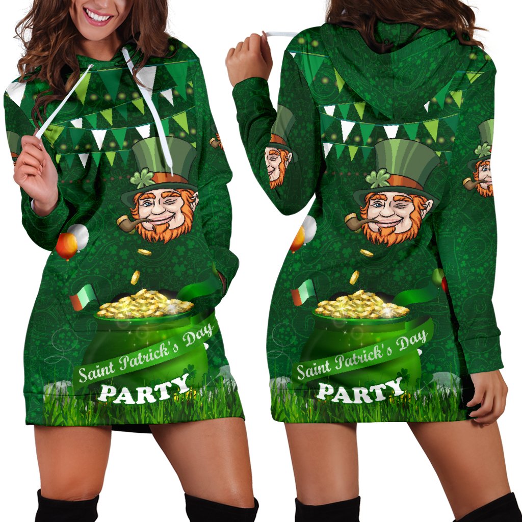 patricks-day-women-hoodie-dress-shamrock-festival-style