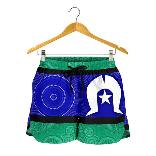 Women's Shorts, Torres Strait Islands Aboriginal Patterns - Vibe Hoodie