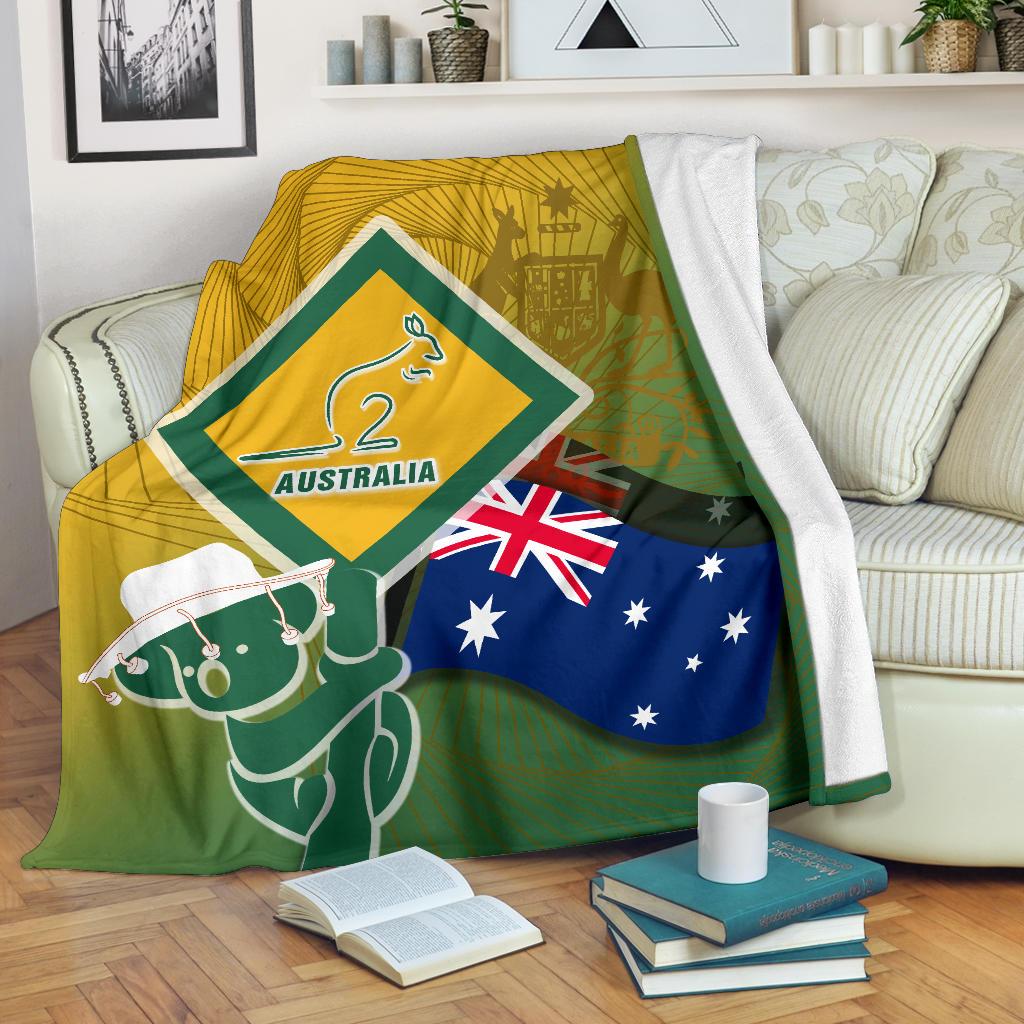 premium-blanket-aus-flag-and-coat-of-arms-blanket-kangaroo-and-koala-sign