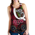 Queensland Women's Racerback Tank Reds Rugby - Koala - Vibe Hoodie