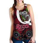 Queensland Women's Racerback Tank Reds Rugby - Koala - Vibe Hoodie