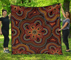aboriginal-premium-quilt-aboriginal-dot-painting-flowers-style-ver02