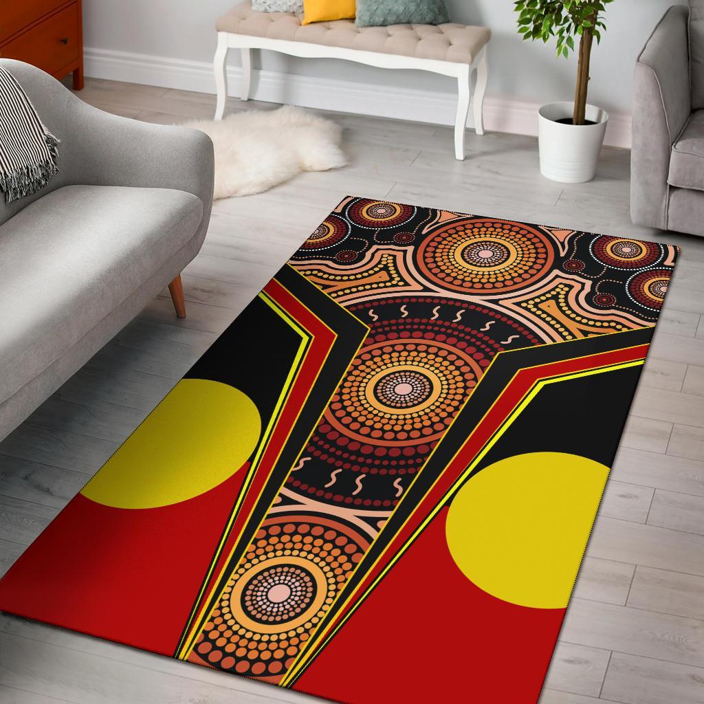 area-rug-aboriginal-with-dot-painting-art