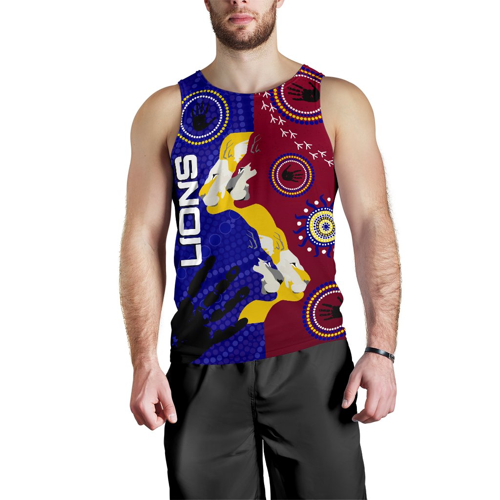 naidoc-brisbane-lions-men-tank-top-indigenous-style