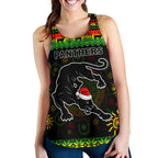 Penrith Panthers Christmas Women's Racerback Tank Indigenous - Vibe Hoodie