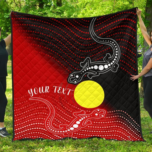 customaboriginal-premium-quilt-two-indigenous-lizard