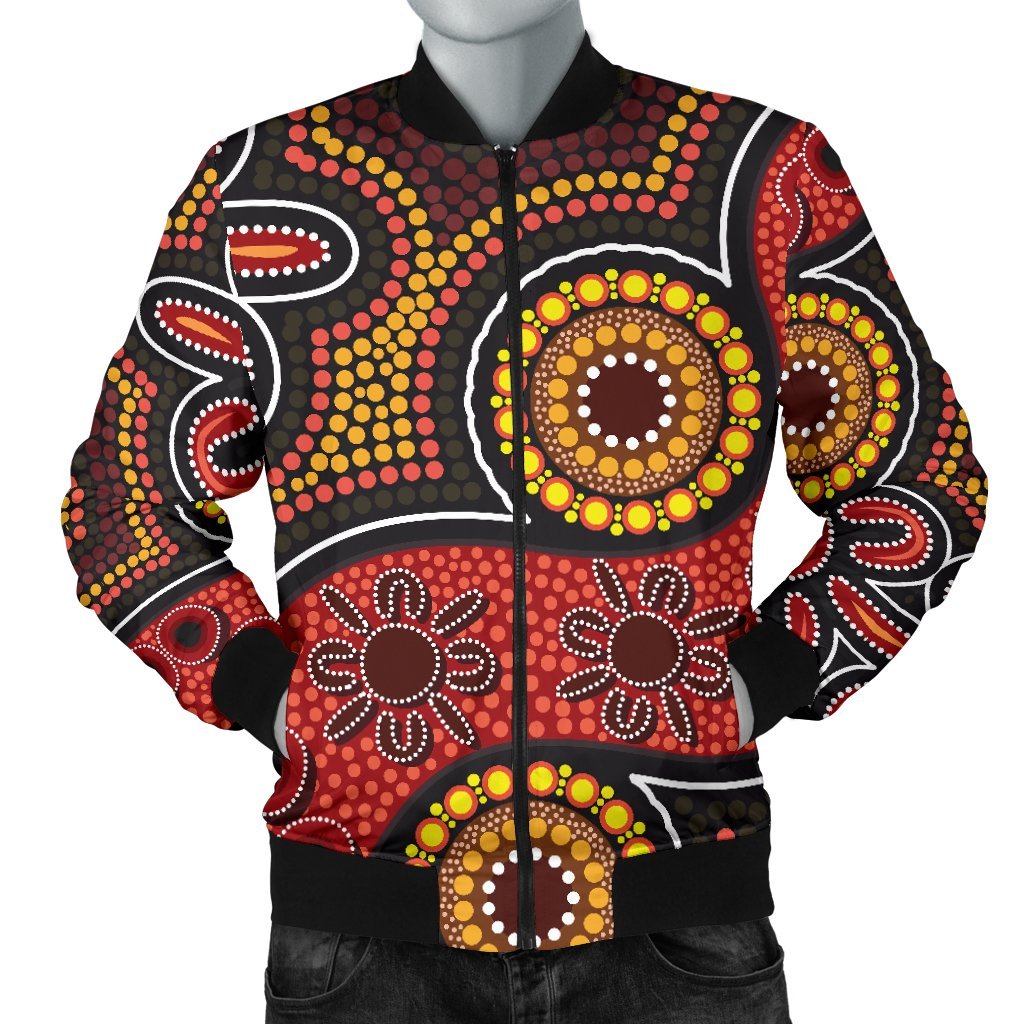 aboriginal-mens-bomber-jacket-indigenous-circle-dot-painting-style-1