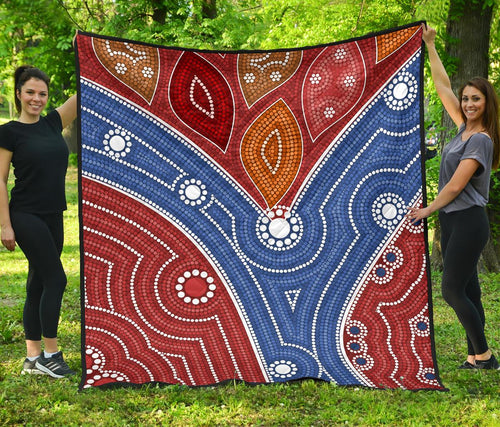 aboriginal-premium-quilt-australia-aboriginal-river