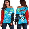 Naidoc Sharks 2021 Off Shoulder Sweater Indigenous Life LT13 - Vibe Hoodie