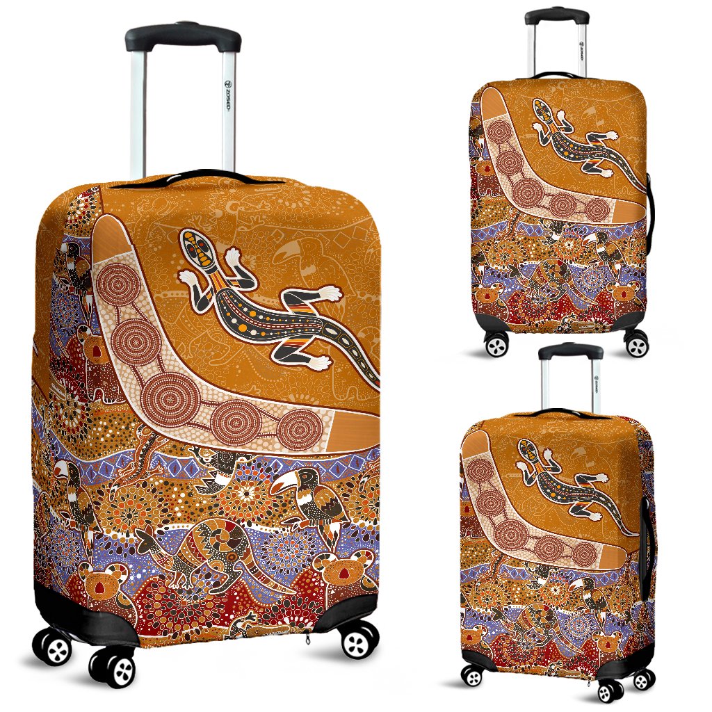luggage-cover-aboriginal-patterns-suitcase-boomerang-lizard