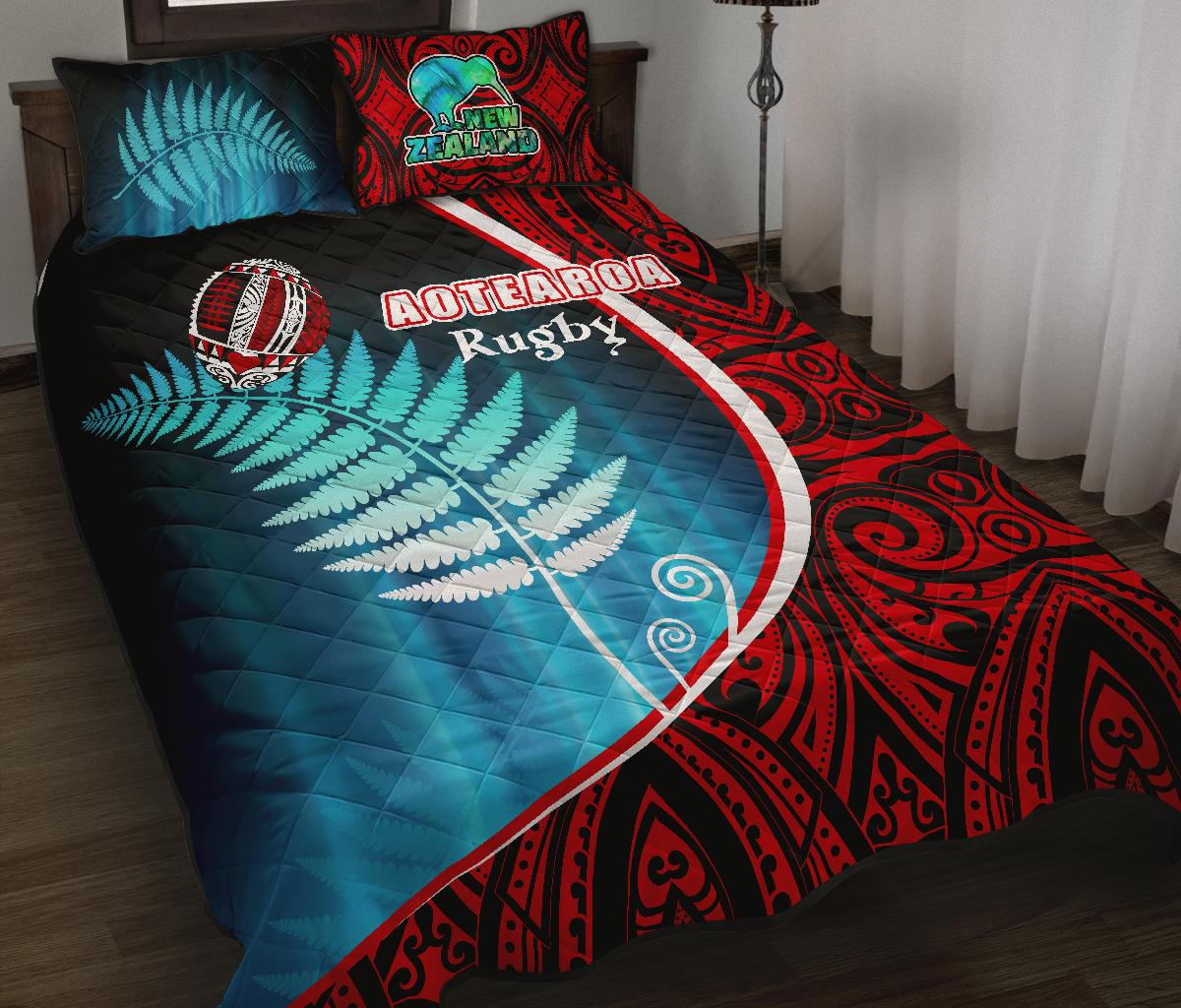 aotearoa-rugby-black-maori-quilt-bed-set-kiwi-and-silver-fern-new-zealand