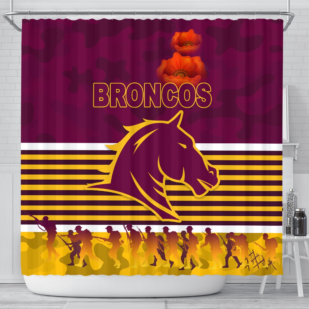brisbane-broncos-shower-curtain-anzac-day-simple-style-maroon
