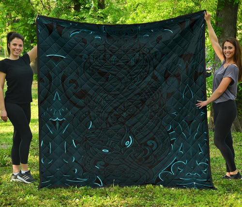 new-zealand-premium-quilt-maori-gods-tumatauenga-god-of-war-blue