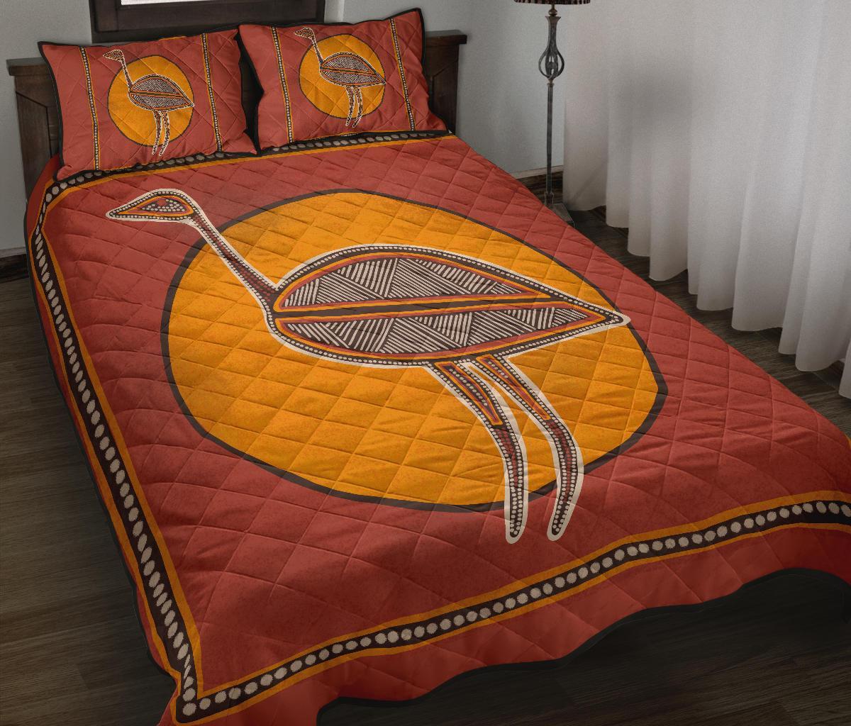 aboriginal-quilt-bed-set-indigenous-emu