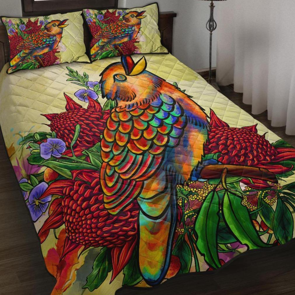 quilt-bed-set-australia-kookaburra-with-waratah