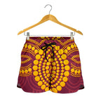 Aboriginal Women's Short - Aboriginal Snake And Alligator - Vibe Hoodie