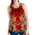 1stAustrailia Women Tank Top, Crocodile Dot Painting - Vibe Hoodie