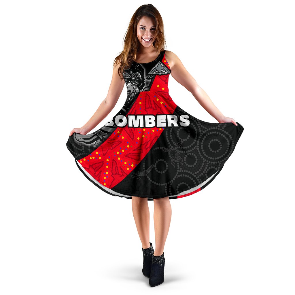 Bombers Naidoc Week Women's Dress Essendon Ingenious Spesial Version - Vibe Hoodie