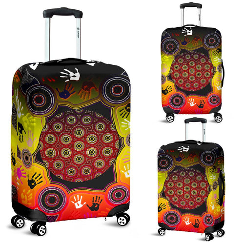 aboriginal-luggage-covers-indigenous-circle-dot-painting-hand-art
