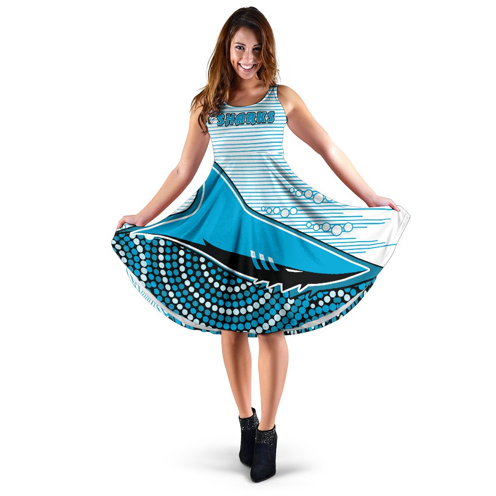 Sharks Women's Dress Cronulla Indigenous Unique - Vibe Hoodie