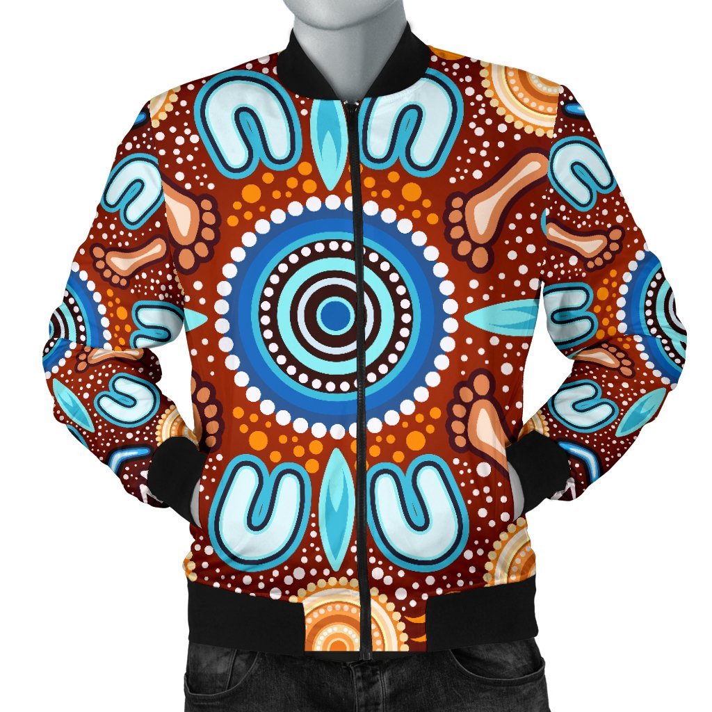 aboriginal-mens-bomber-jacket-indigenous-circle-dot-painting-ver02