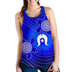 Torres Strait Islanders Women's Tank Top - Torres Symbol With  Turtle - Vibe Hoodie