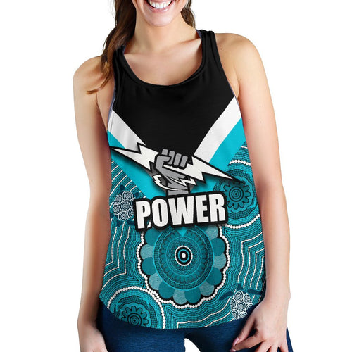 Port Adelaide Women's Racerback Tank Power - Vibe Hoodie