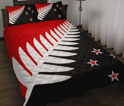 new-zealand-flag-silver-fern-black-white-and-red-quilt-bedding-sets