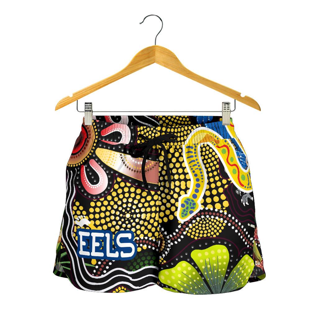 Parramatta Eels Women Shorts Aboriginal Ethnic Style - Vibe Hoodie
