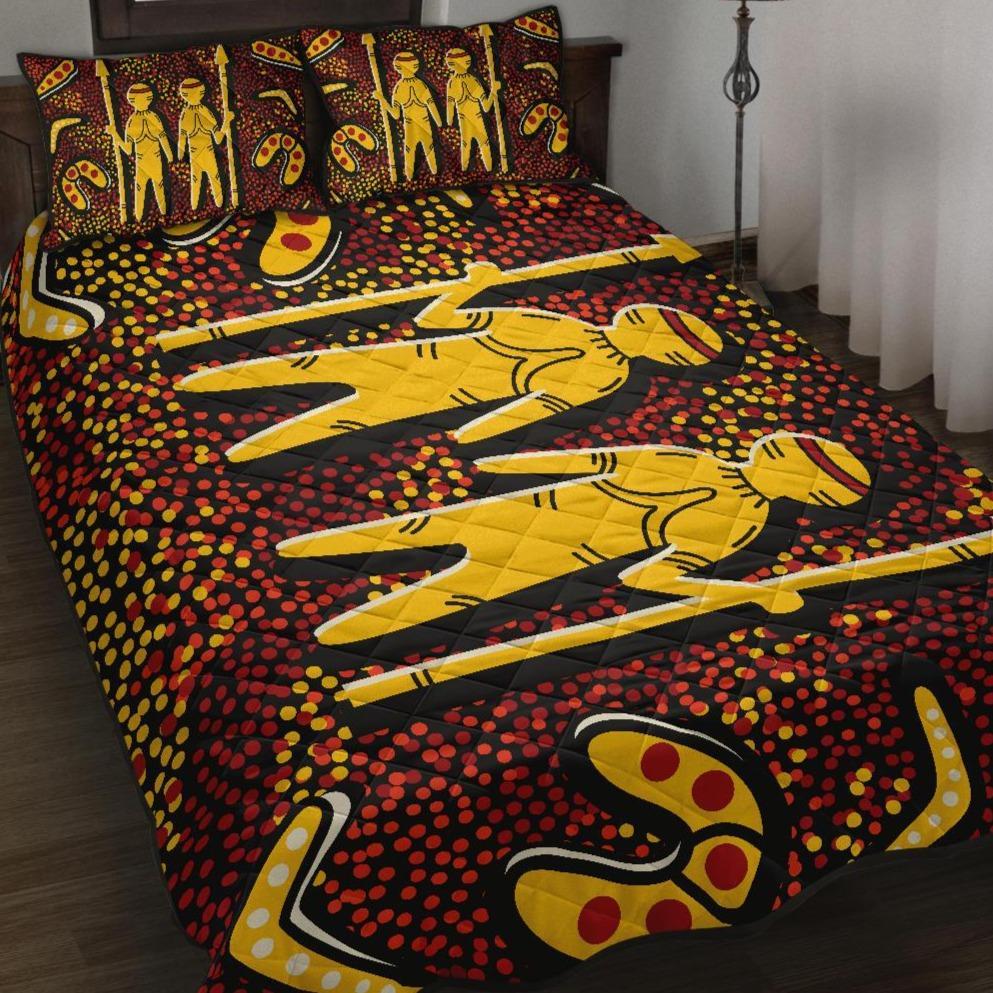 aboriginal-quilt-bed-set-indigenous-people