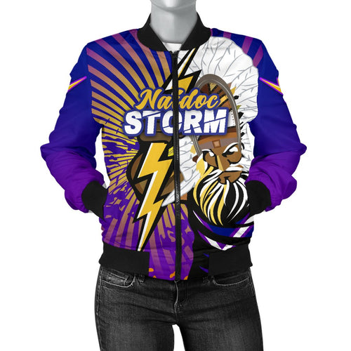 storm-naidoc-week-womens-bomber-jacket-indigenous-style