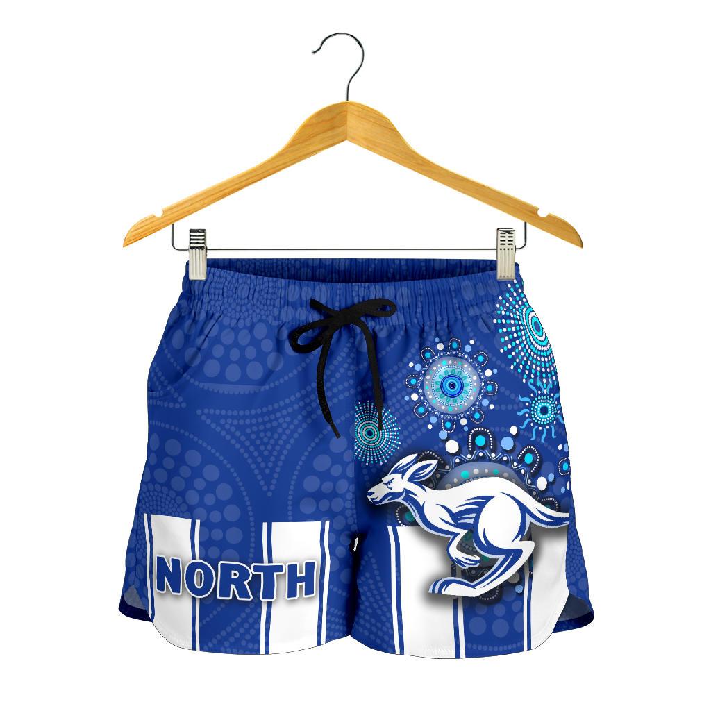 Melbourne Women Shorts Indigenous North Kangaroos - Vibe Hoodie