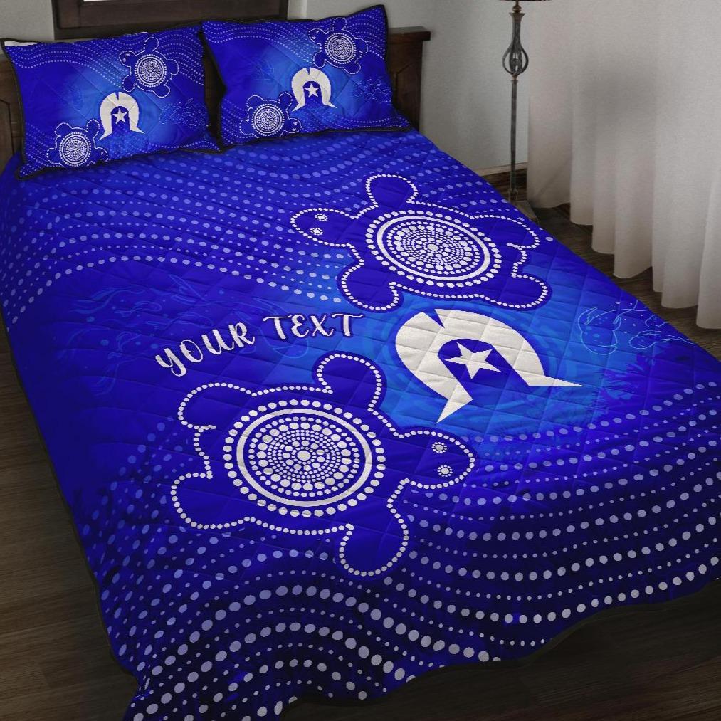 custom-torres-strait-islanders-quilt-bed-sets-torres-symbol-with-indigenous-turtle