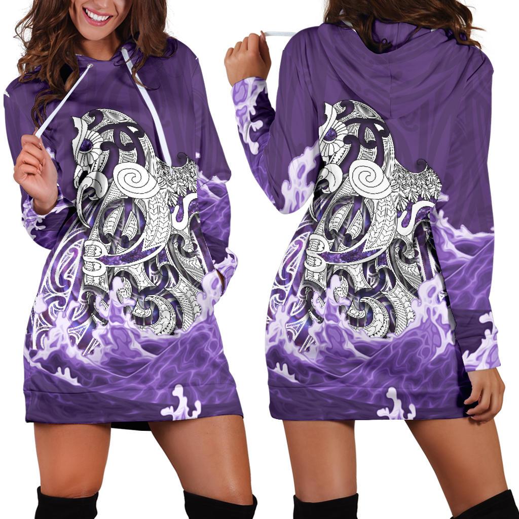 maori-manaia-the-blue-sea-hoodie-dress-purple