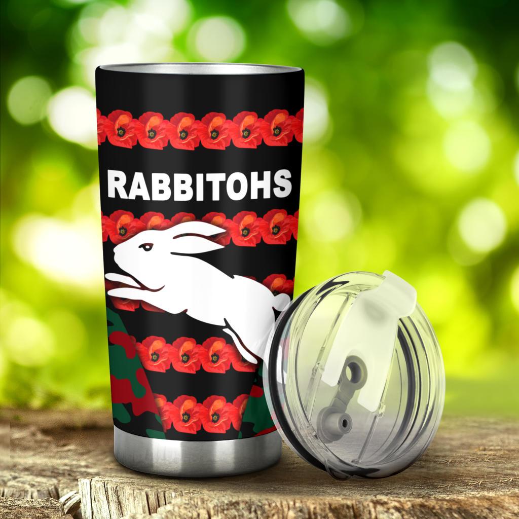 south-sydney-rabbitohs-tumbler-anzac-day-poppy-flower-vibes