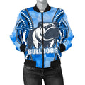 bulldogs-womens-bomber-jacket-indigenous-snappy