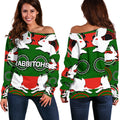 Rabbitohs Women's Off Shoulder Sweater Aboriginal Special - Vibe Hoodie