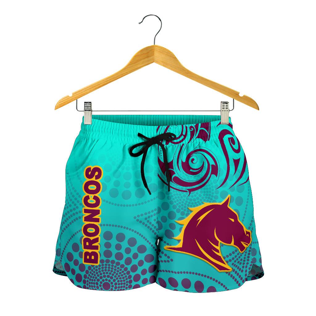 Brisbane Broncos Women Shorts Maori With Aboriginal - Vibe Hoodie