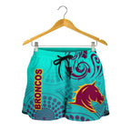 Brisbane Broncos Women Shorts Maori With Aboriginal - Vibe Hoodie